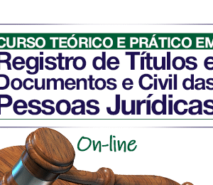 CURSO TEÓRICO E PRÁTICO DE REGISTRO DE TÍTULOS E DOCUMENTOS E REGISTRO CIVIL DAS PESSOAS JURIDÍCAS